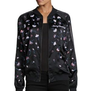 Opening Ceremony Embellished Silk Bomber Jacket